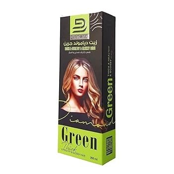 دياموند جرين زيت شعر بخلاصة 8 زيوت - 200مل